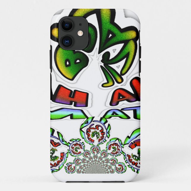 Colourful Hakuna Matata Graffiti Art Print Case-Mate iPhone Case (Back)