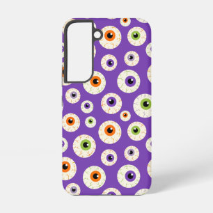 Colourful Halloween Eyeballs Pattern Samsung Galaxy Case