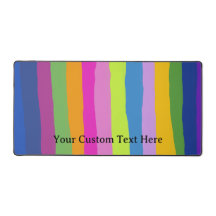 Colourful Hand Draw Stripes Custom Text