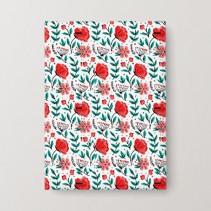 Colourful Hand Drawn Floral Pattern.