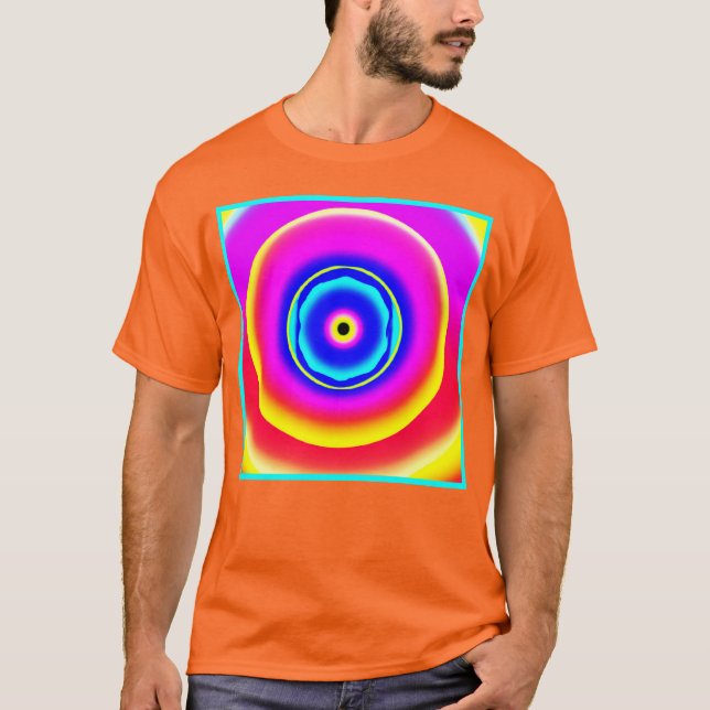 Colourful Hand Drawn Patterns Art Style T-Shirt (Front)