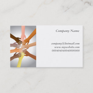 Colourful Hands Business Card