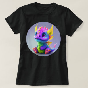 Colourful Happy Baby Dragon T-Shirt