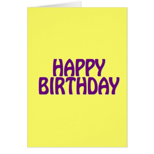 Colourful Happy Birthday (Front)