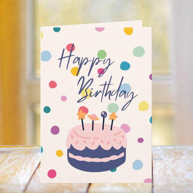 Colourful Happy Birthday Card (Creator Uploaded)