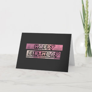 colourful happy birthday card
