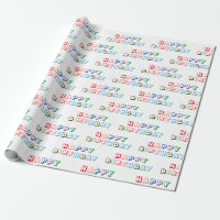 Colourful Happy Birthday Cartoon All Caps Font