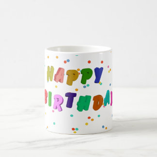Colourful Happy Birthday Party Coffee Mug