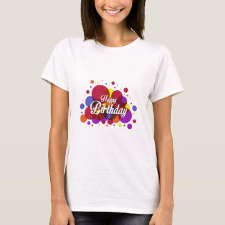 Colourful Happy Birthday T-Shirt Design!
