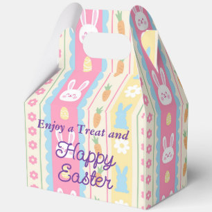 Colourful Happy Easter 5"w x 3"l x 6.5"h Favour Box