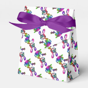 Colourful Happy Easter Bunny Cute Favour Box