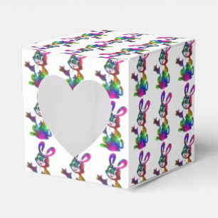 Colourful Happy Easter Bunny Cute Favour Box