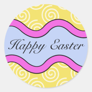 Colourful Happy Easter Stickers