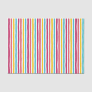 Colourful Happy Fun Striped Candy Tissue Paper