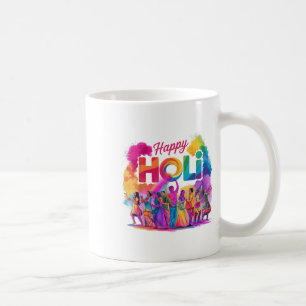 Colourful Happy Holi Festival Celebration India Pa Coffee Mug