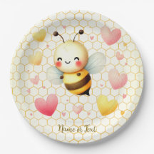 Colourful Happy Little Honey Bee Baby Shower Cute