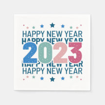 Colourful Happy New Year 2023