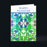 Colourful Happy Passover Star of David Holiday<br><div class="desc">Decorative "Happy Pesach" greeting card with Star of David on the inside.You can customise the greeting on the front and the message on the inside of the card.</div>