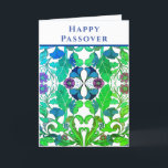 Colourful Happy Passover Star of David Holiday<br><div class="desc">Decorative "Happy Pesach" greeting card with Star of David on the inside.You can customise the greeting on the front and the message on the inside of the card.</div>