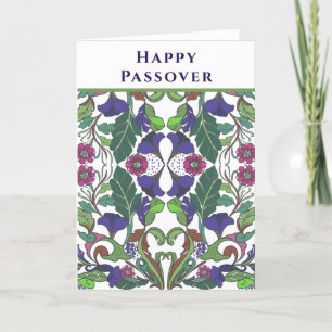 Colourful Happy Passover Star of David Holiday Card