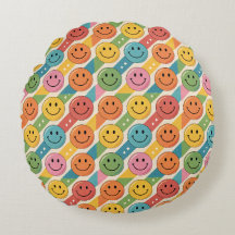 Colourful Happy Smile Emoji Pattern