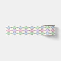 Colourful Harlequin Pattern Pastel Fairytale