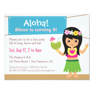 Hawaiian Theme Invitations &amp; Announcements | Zazzle.com.au