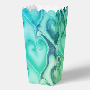 Colourful heart shapes pattern 8a favour box