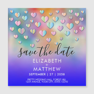 Colourful Heart Speckles Design