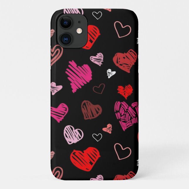 colourful HEARTS           Case-Mate iPhone Case (Back)