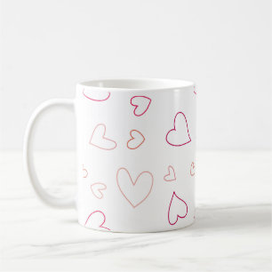 Colourful Hearts Coffee Mug