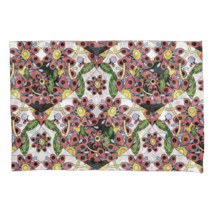 Colourful Hearts, Seamless Romantic Pattern. Pillowcase
