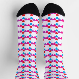 Colourful Hearts Socks