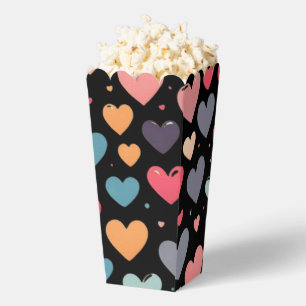 Colourful hearts valentine's day  favour box