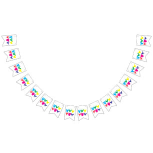Colourful Hens Bunting