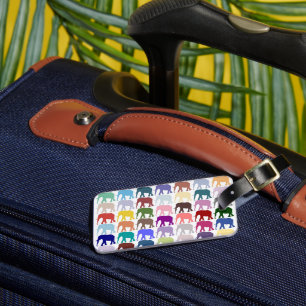 Colourful Herd Luggage Tag