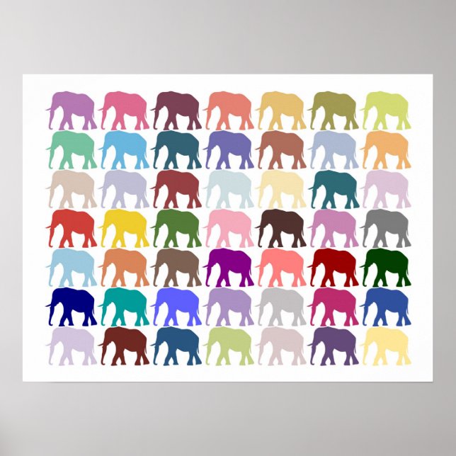 Colourful Herd Poster (Front)