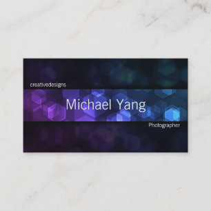 Colourful Hexes Business Card