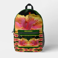Colourful Hibiscus Flower Close Up Personalised