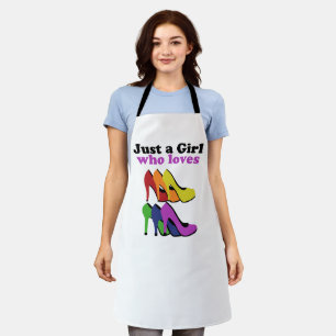 Colourful High Heels   Apron