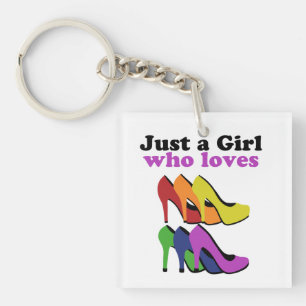 Colourful High Heels   Key Ring