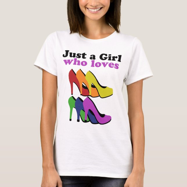 Colourful High Heels   T-Shirt (Front)