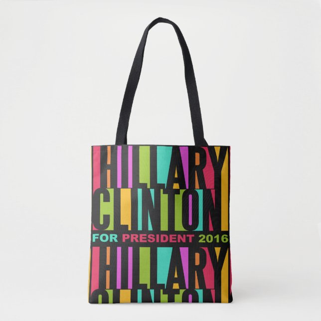 Colourful Hillary Clinton 2016 bags (Front)