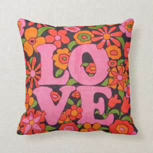 Colourful Hippie Design Cushion