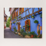 Colourful Historical Houses Village France Travel Jigsaw Puzzle<br><div class="desc">This stunning jigsaw puzzles features colourful historical houses in Alsace,  France. #historical #jigsawpuzzle #gifts #stockingstuffers #games</div>