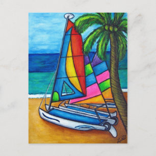 Colourful Hobby Postcard