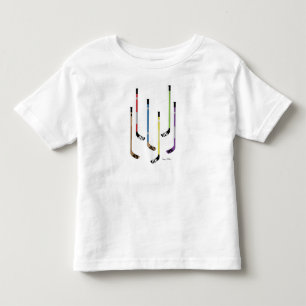 Colourful Hockey Sticks Toddler T-Shirt
