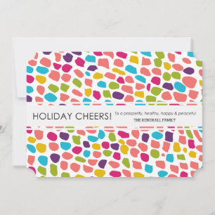 colourful holiday cheers card