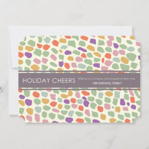 colourful holiday cheers card