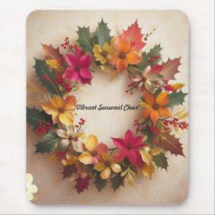 "Colourful Holiday Magic" Mouse Pad